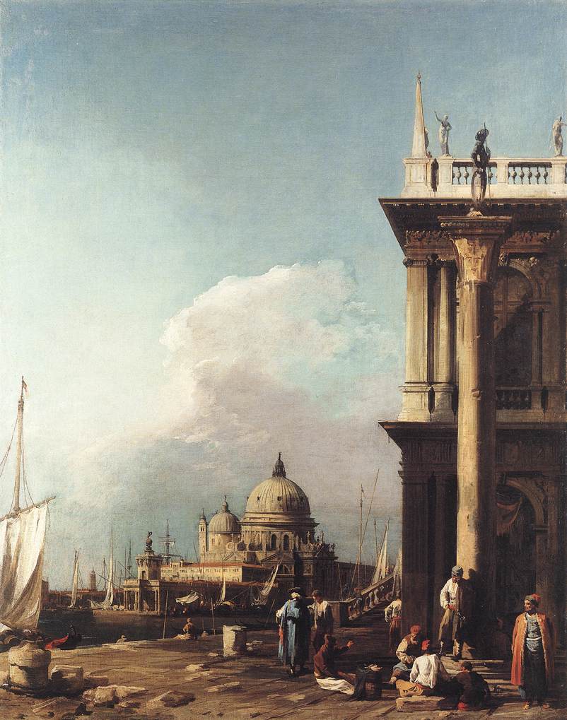 Venice: The Piazzetta Looking South-west towards S. Maria della Salute sdfg