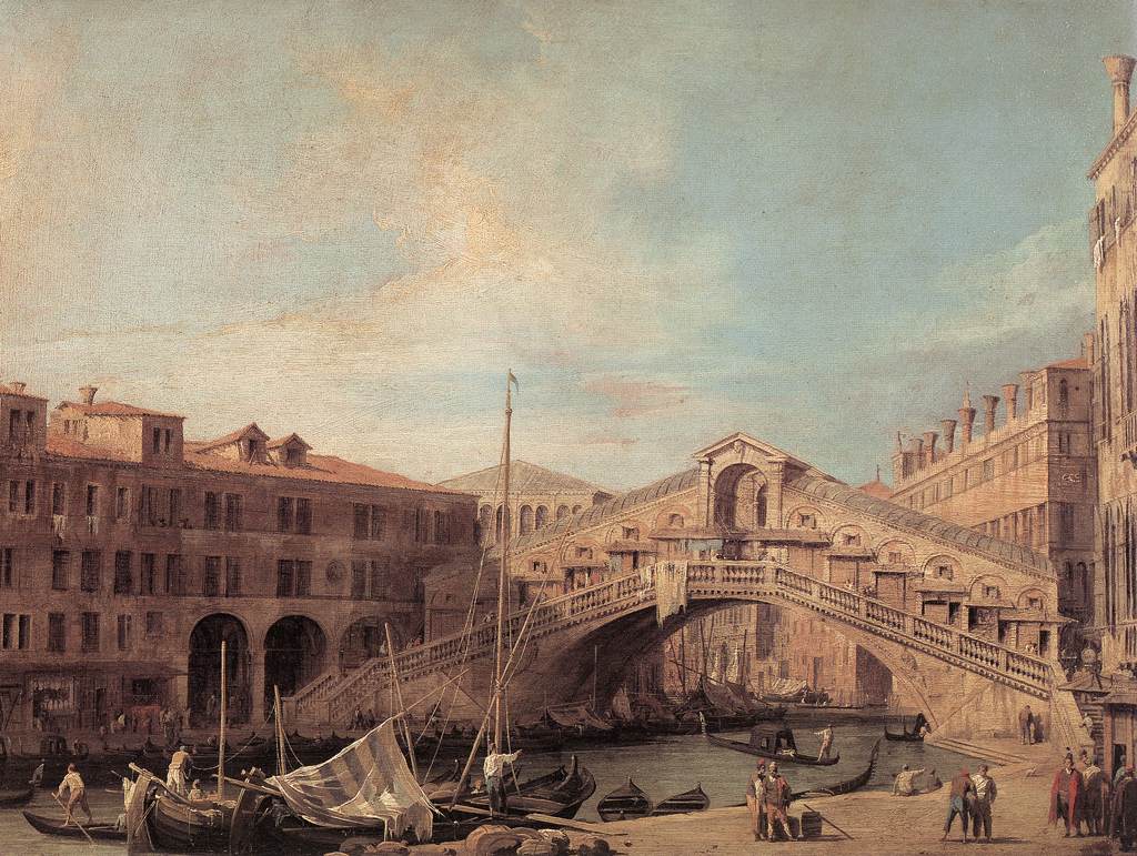 Grand Canal: The Rialto Bridge from the South f