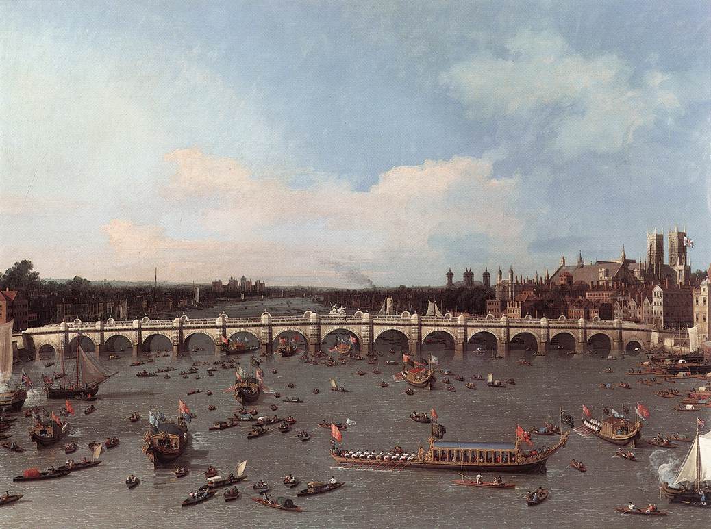 London: Westminster Bridge from the North on Lord Mayor s Day