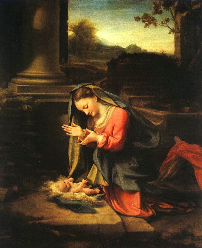 Madonna Worshipping the Child