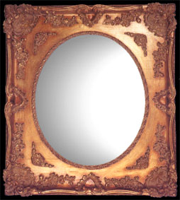 framed mirror