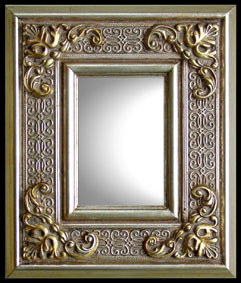 framed mirror