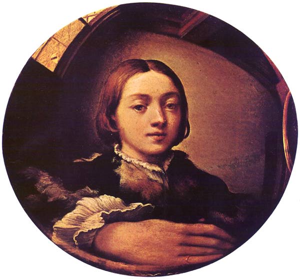 Self-portrait in a Convex Mirror a