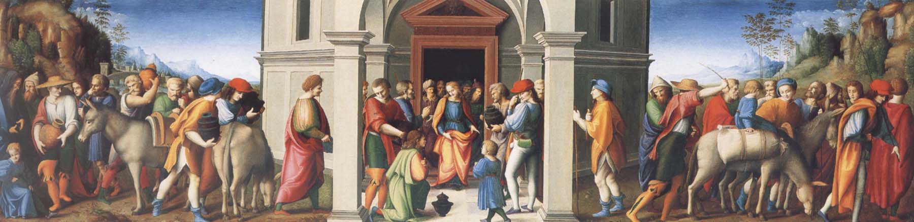 Joseph Receives His Brothes in Egypt