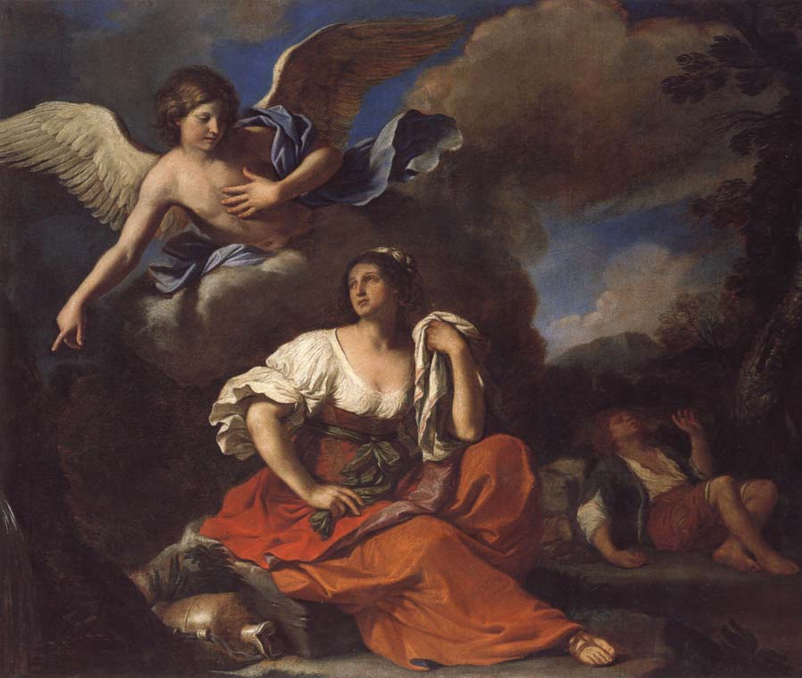 The Angel Appearing to Hagar and Ishmael