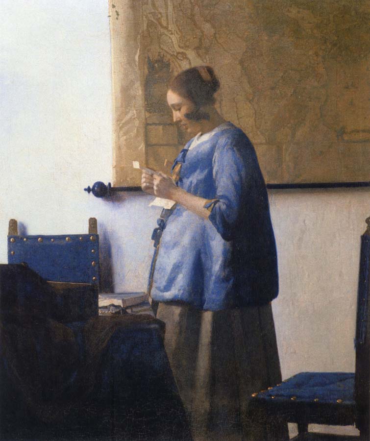 Woman Reading a Letter