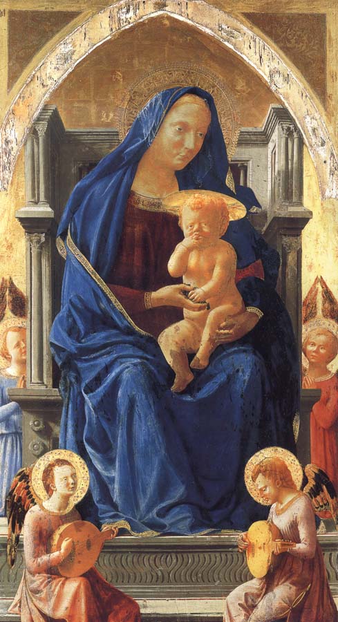 The Virgin and Child with Angels