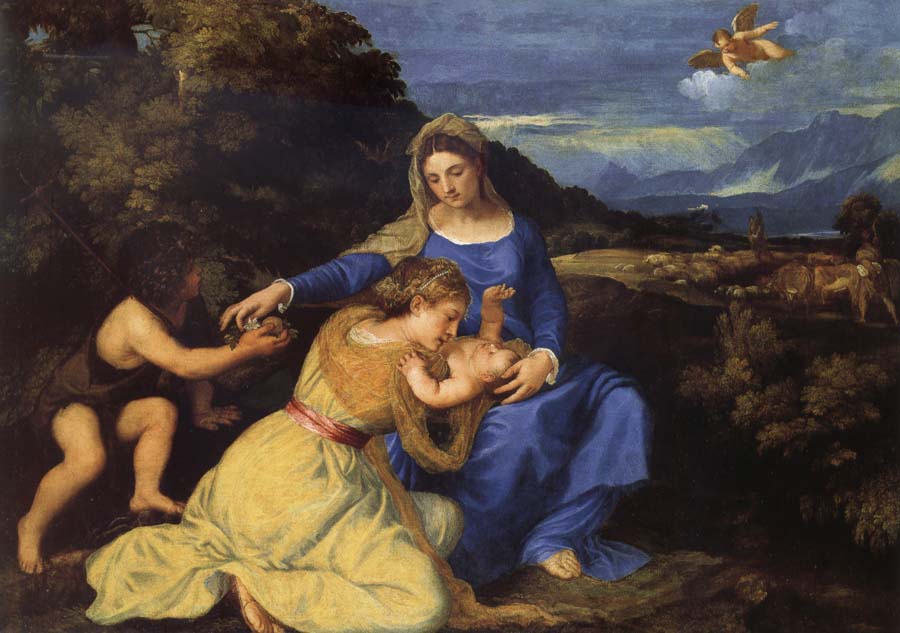 The Virgin and Child with Saint John the Baptist and Saint Catherine