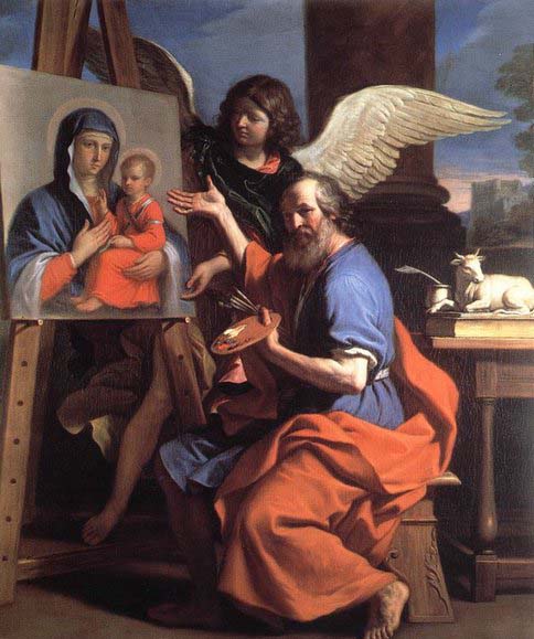 St Luke Displaying a Painting of the Virgin