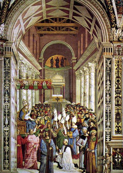 Aeneas Piccolomini Crowned as Pope