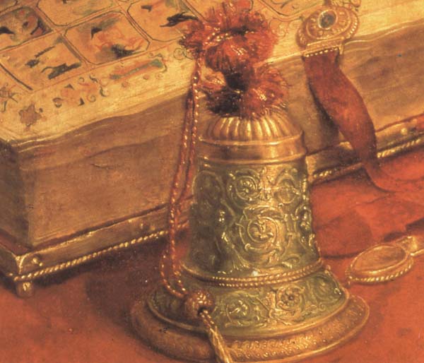 Details of Pope Leo X With Cardinals Giuliano de