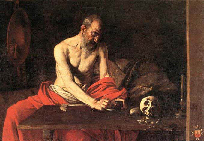 St Jerome 1607 Oil on canvas