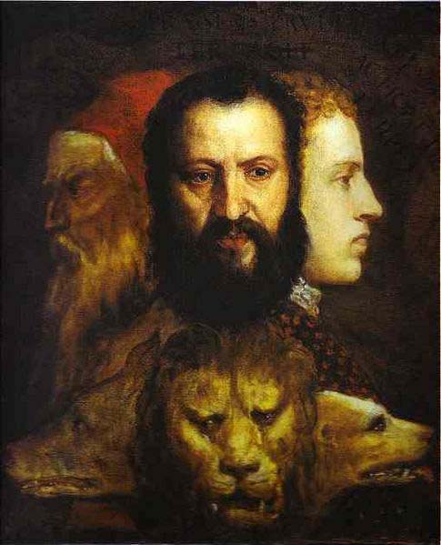 The Allegory of Age Governed by Prudence is thought to depict Titian,