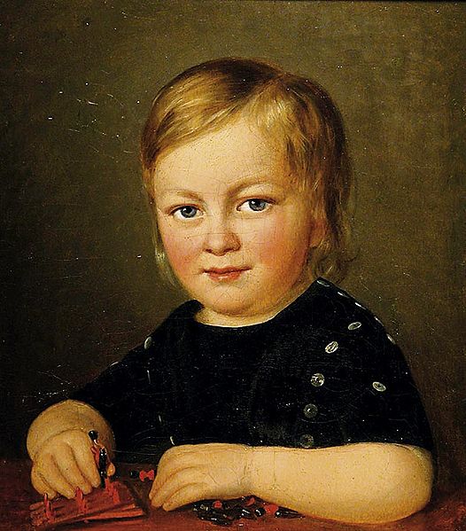 Child with toy figures