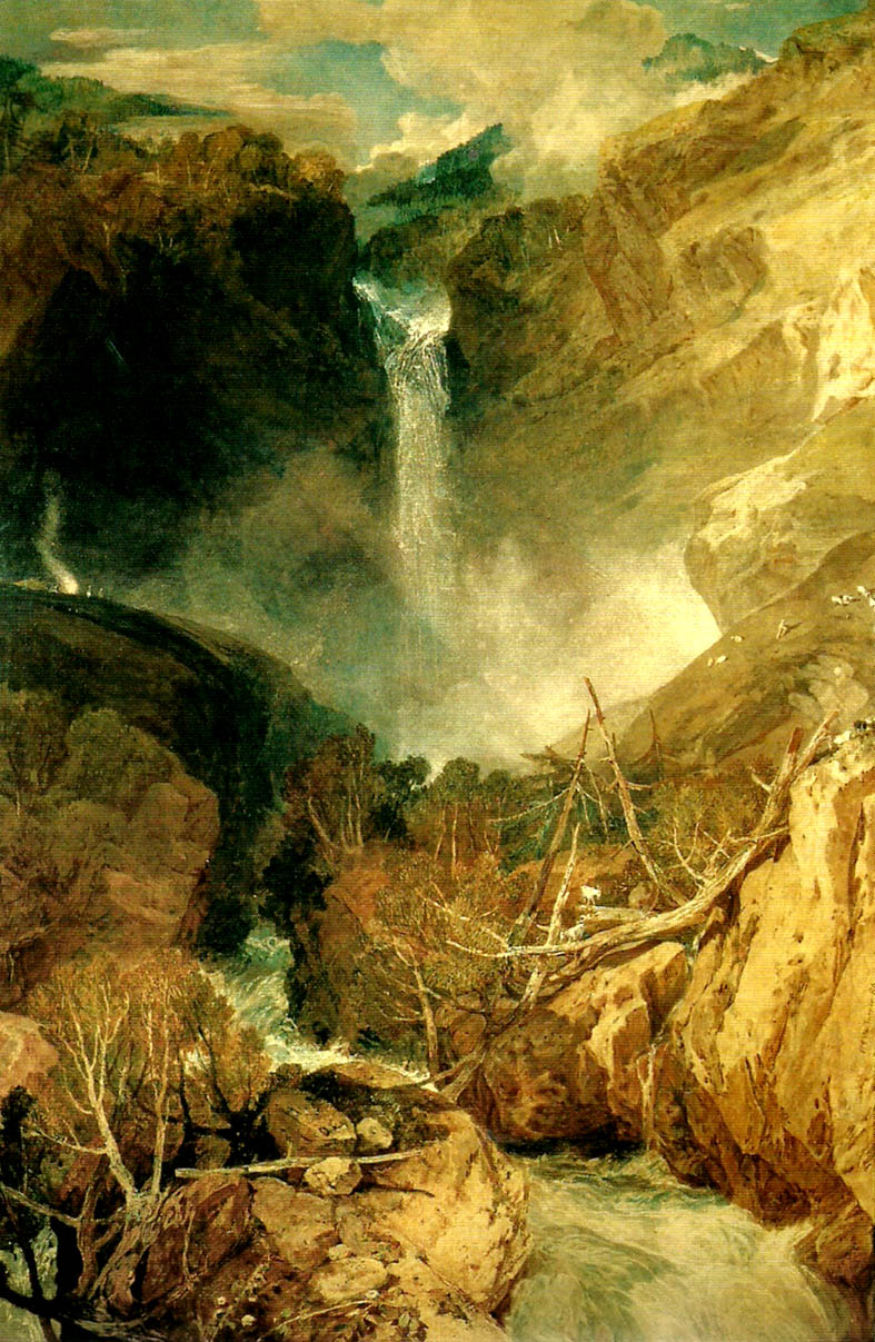 fall of the reichenbach in the valley of oberhasli switzertand