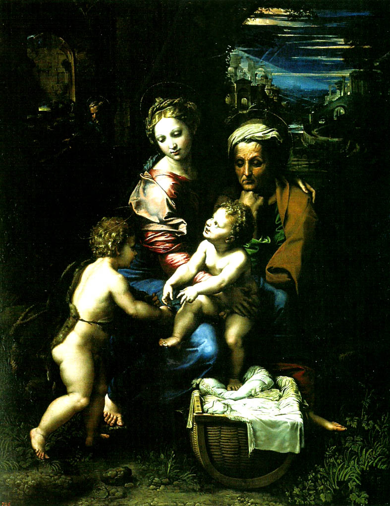 holy family with st john the baptist