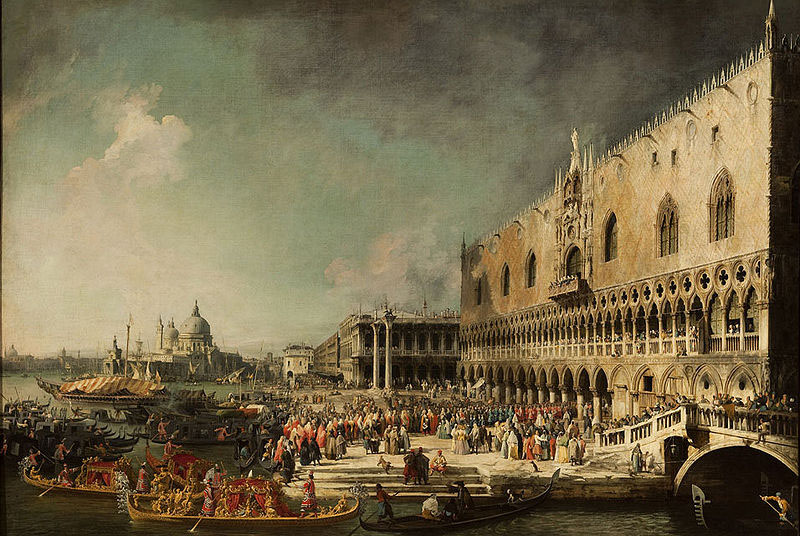 The Reception of the French Ambassador Jacques Vincent Languet, Compte de Gergy at the Doge Palace