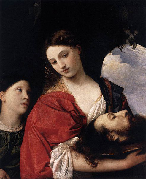 Salome con la testa del Battista