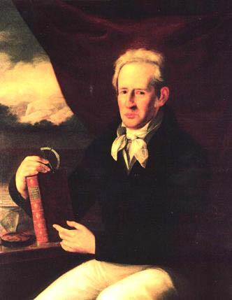 Portrait of Andres Manuel del Rio Spanish-Mexican geologist and chemist.