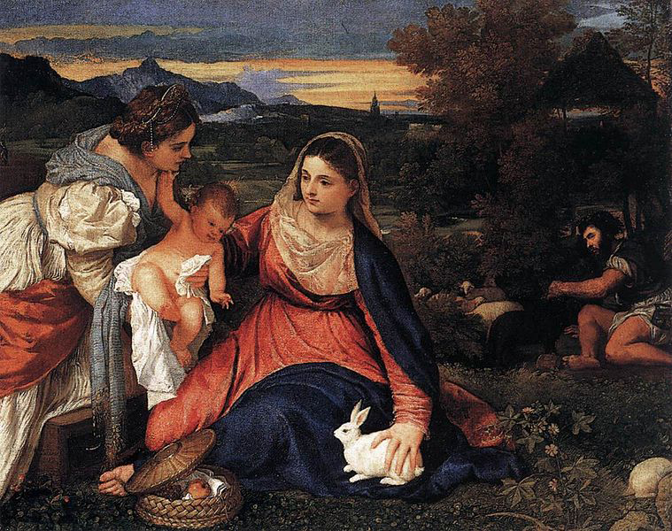 Die Madonna mit dem Kaninchen