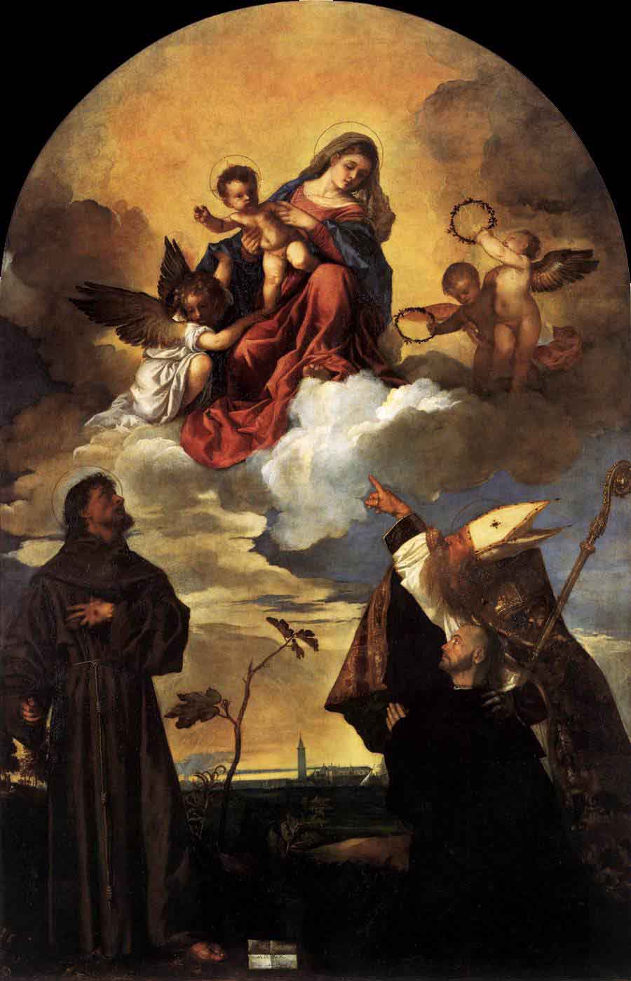 Madonna in Glory with the Christ Child and Sts Francis and Alvise with the Donor