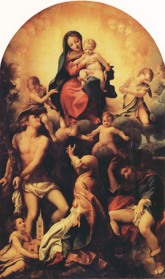 Madonna with Saint Sebastian