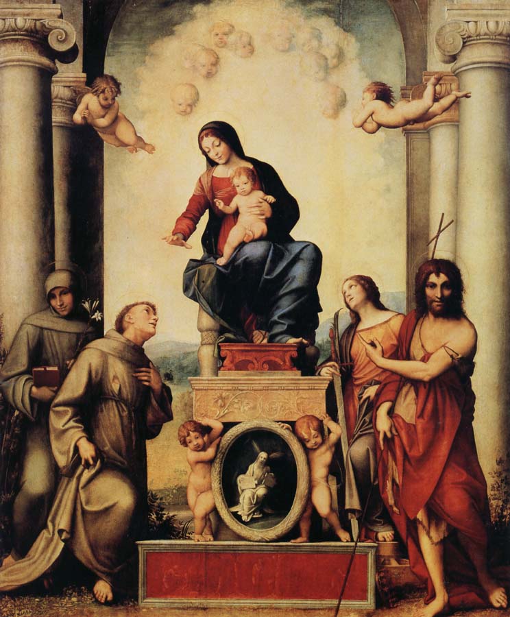 Madonna with Saint Francis