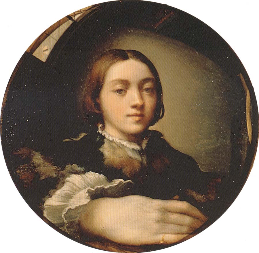 Self-portrait in a Convex Mirror