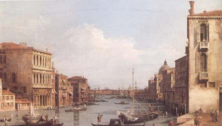 The Grand Canal from Campo S Vio towards the Bacino (mk25)