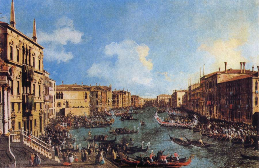 Regatta on the Canale Grande