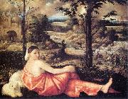 Reclining Woman in a Landscape fd CARIANI