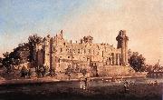 Canaletto Warwick Castle: the South Front df china oil painting reproduction