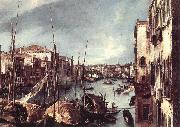 Canaletto The Grand Canal with the Rialto Bridge in the Background (detail) china oil painting reproduction