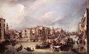 Canaletto Grand Canal: Looking North-East toward the Rialto Bridge ffg china oil painting reproduction