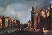 Canaletto The Grand Canal near Santa Maria della Carita fgh oil