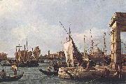 Canaletto La Punta della Dogana (Custom Point) dfg china oil painting reproduction