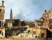 The Stonemason s Yard Canaletto