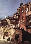 Canaletto The Stonemason s Yard (detail) china oil painting reproduction