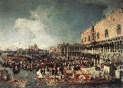 Canaletto Reception of the Ambassador in the Doge s Palace china oil painting reproduction