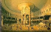 Canaletto Ranelagh, the Interior of the Rotunda oil on canvas