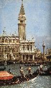 Canaletto Return of the Bucentoro to the Molo on Ascension Day (detail)  fd china oil painting reproduction