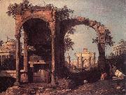 Canaletto Capriccio: Ruins and Classic Buildings ds china oil painting reproduction