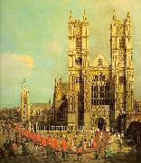 Canaletto Westminster Abbey with a Procession of the Knights of Bath china oil painting reproduction