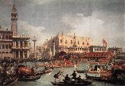 Canaletto The Bucintore Returning to the Molo on Ascension Day china oil painting reproduction