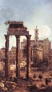 Rome: Ruins of the Forum, Looking towards the Capitol d