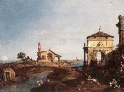 Canaletto Capriccio with Venetian Motifs df china oil painting reproduction