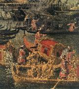 Canaletto Arrival of the French Ambassador in Venice (detail) d china oil painting reproduction