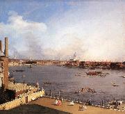 Canaletto London: The Thames and the City of London from Richmond House g china oil painting reproduction