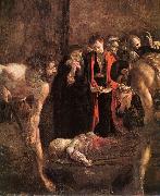 Caravaggio Burial of St Lucy (detail) fg china oil painting reproduction