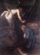 Caravaggio The Annunciation fdgf oil on canvas